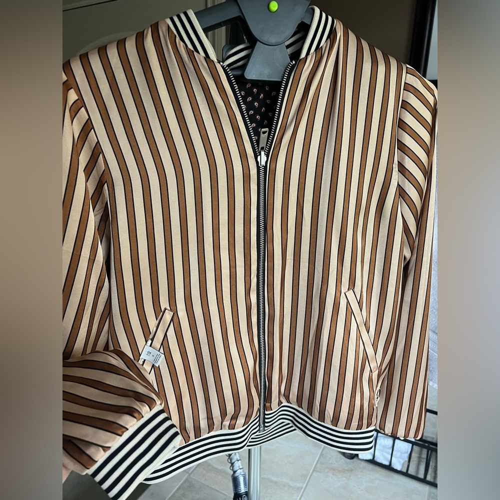 Scotch & Soda Reversible Silky Bomber Jacket